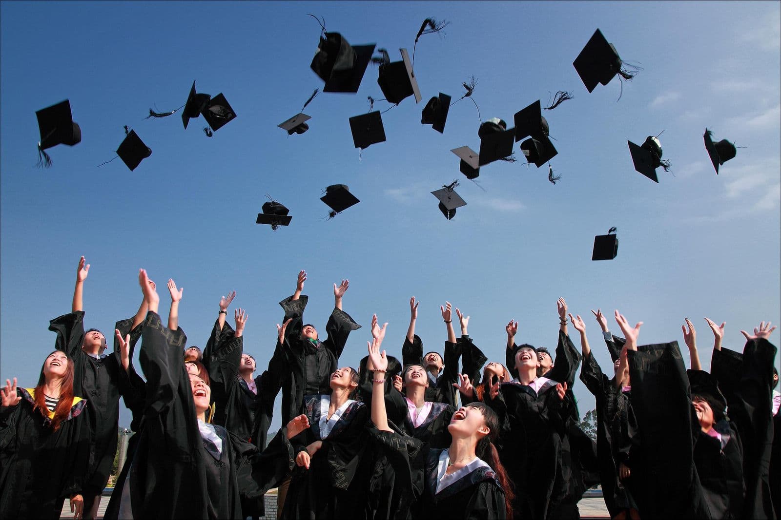Graduates celebrating